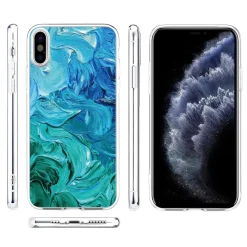 iPhone Xs Max - TPU Case mit Motivdruck