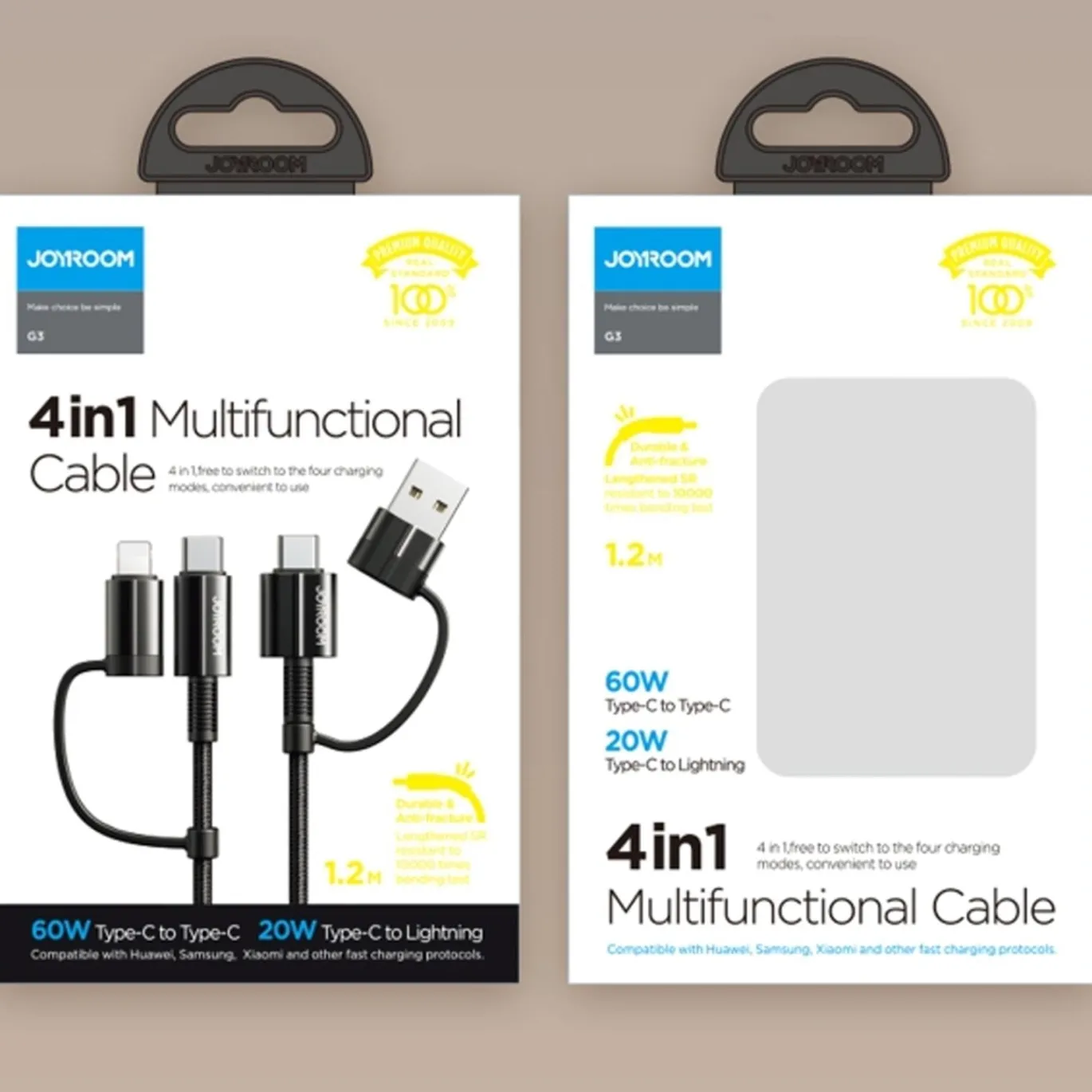 Joyroom USB Kabel - 4in1 - G3 1.2m
