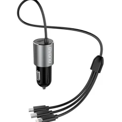 KFZ Ladegerät mit 3in1 Kabel