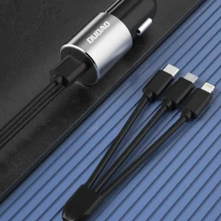 KFZ Ladegerät mit 3in1 Kabel
