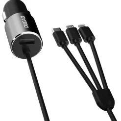 KFZ Ladegerät mit 3in1 Kabel