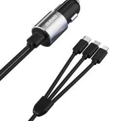 KFZ Ladegerät mit 3in1 Kabel