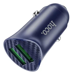 Kfz-Ladegerät Hoco - Z39 microUSB - Blau