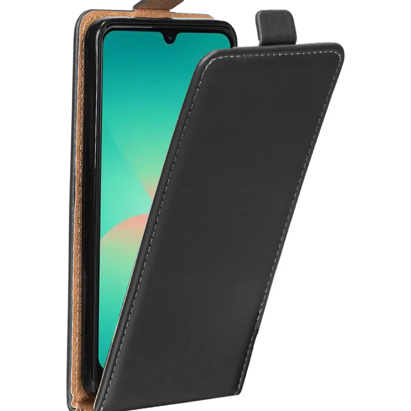 Klassische Flip-Hülle für Samsung Galaxy A27 5G - Kunstleder Case zum Aufklappen