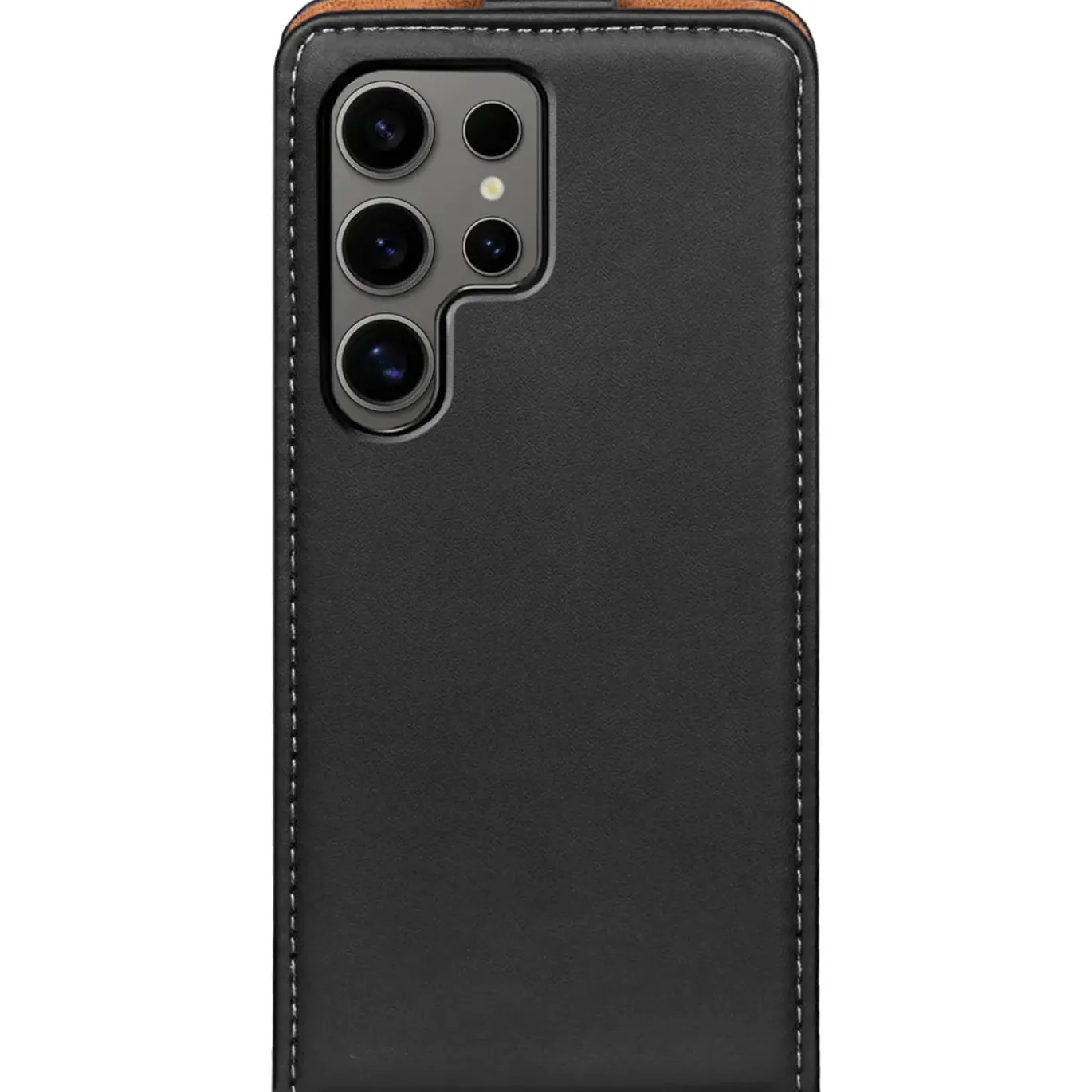Klassische Flip-Hülle für Samsung Galaxy S26 Ultra - Kunstleder Case zum Aufklappen