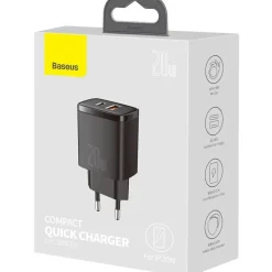 Netz-Ladegerät Baseus Compact - CCXJ-B01 - Schwarz