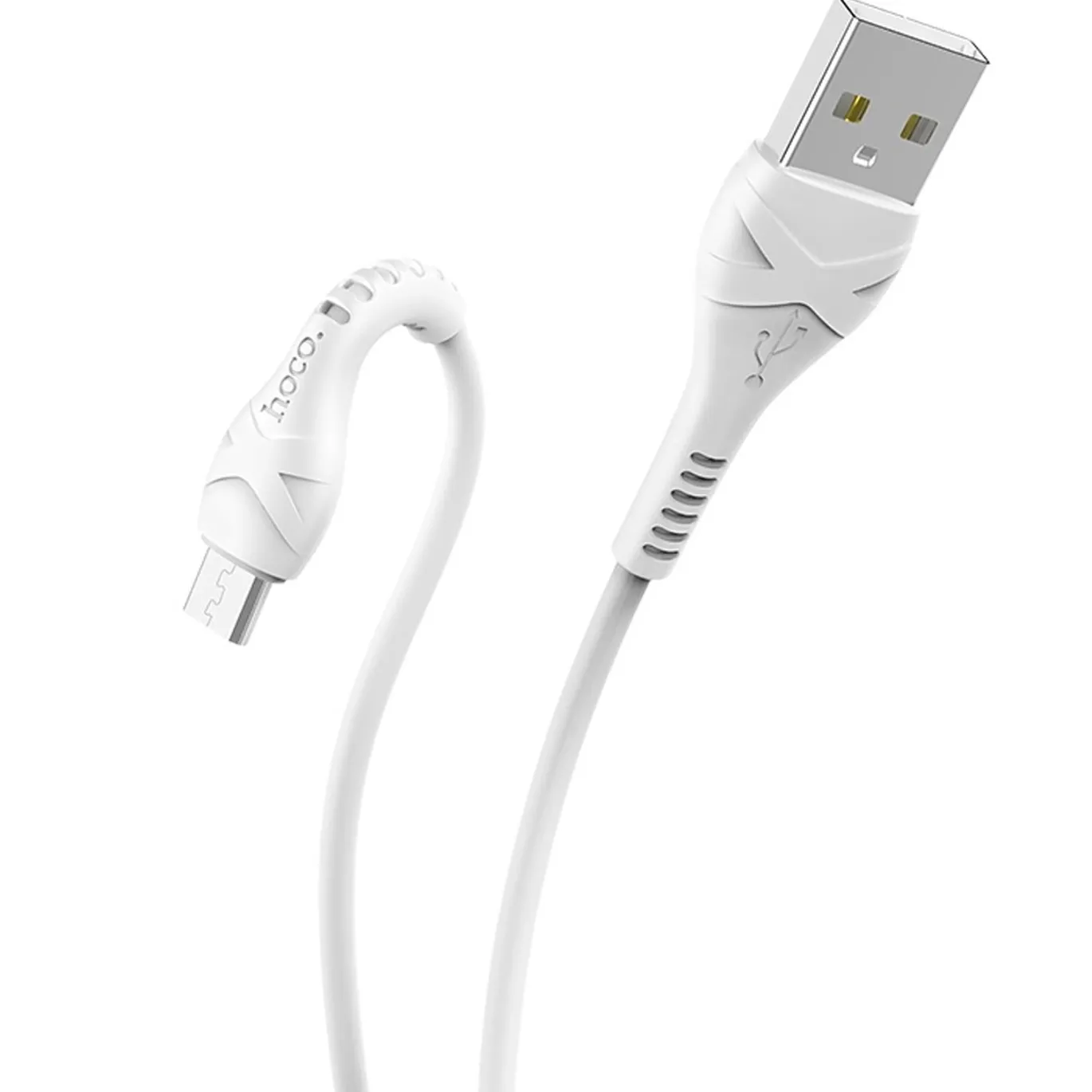 Netz-Ladegerät Hoco - N4 microUSB - Weiss