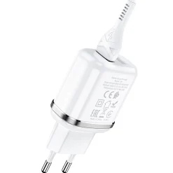 Netz-Ladegerät Hoco - N4 microUSB - Weiss