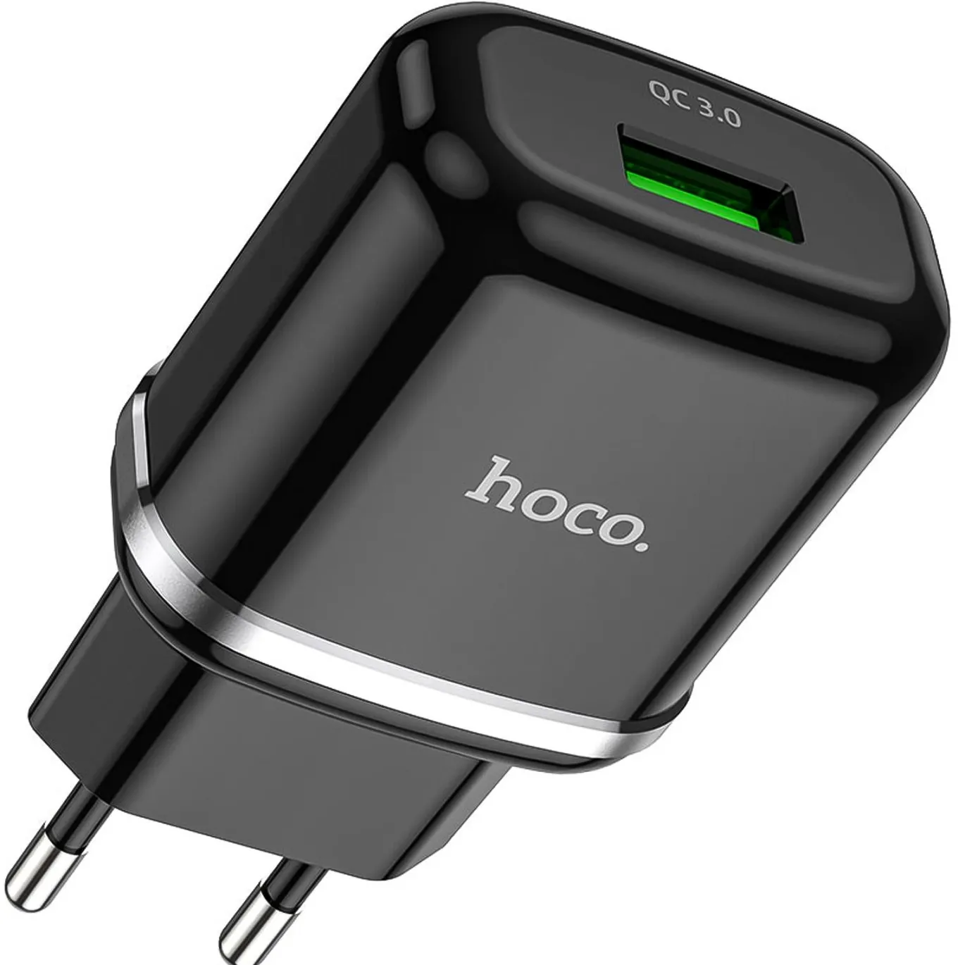 Netz-Ladegerät Hoco - N3 SOLO - Schwarz