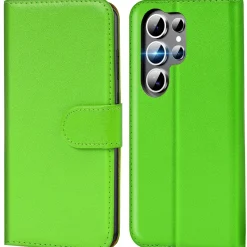 Premium Klapphülle für Samsung Galaxy S26 Ultra - Kunstleder Tasche mit Kartenfächern & Standfunktion