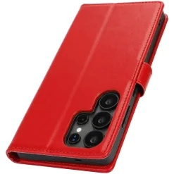Premium Klapphülle für Samsung Galaxy S26 Ultra - Kunstleder Tasche mit Kartenfächern & Standfunktion