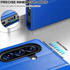 Premium Klapphülle für Samsung Galaxy A57 5G - Kunstleder Tasche mit Kartenfächern & Standfunktion