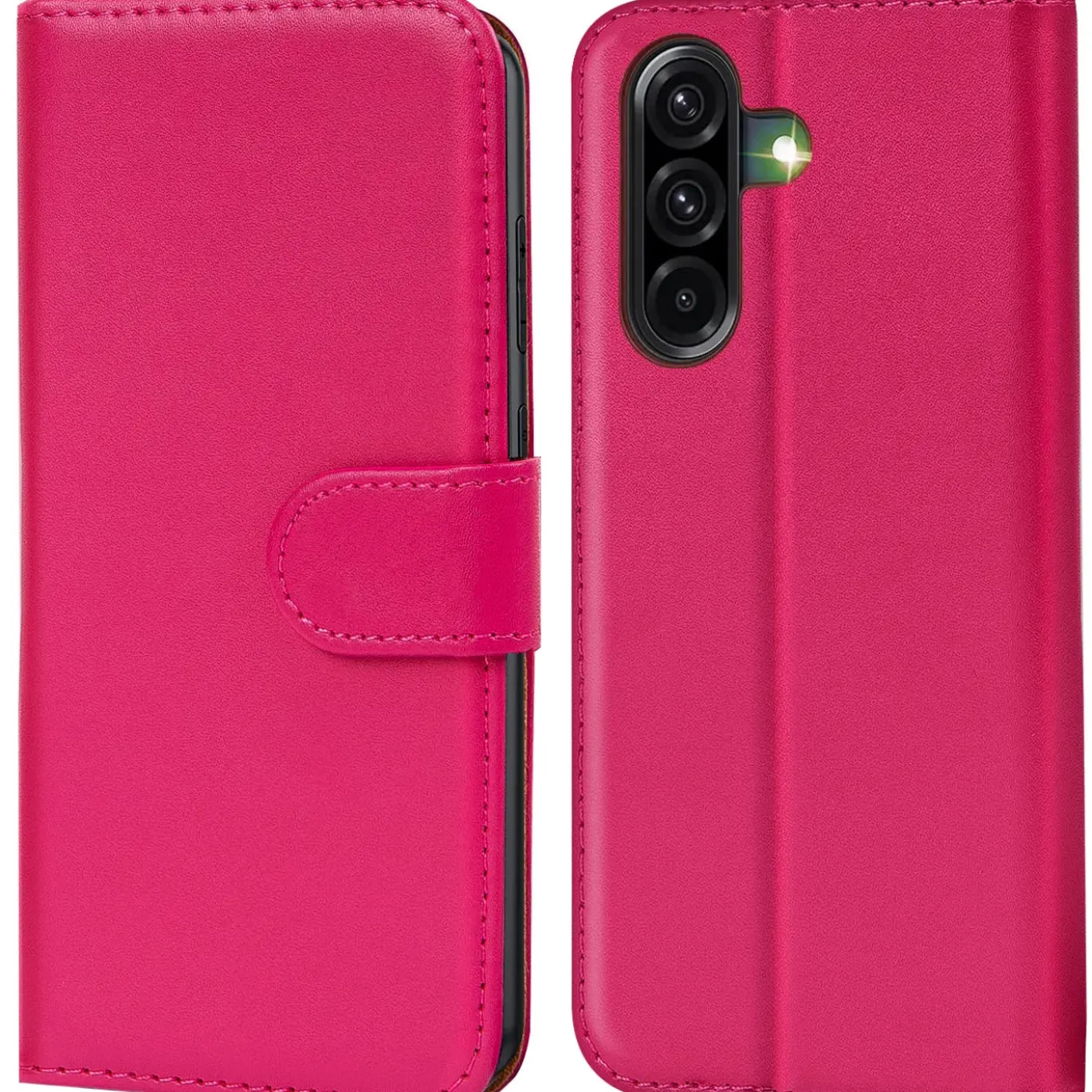 Premium Klapphülle für Samsung Galaxy A27 5G - Kunstleder Tasche mit Kartenfächern & Standfunktion