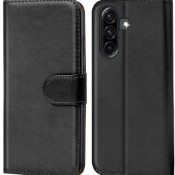 Premium Klapphülle für Samsung Galaxy A27 5G - Kunstleder Tasche mit Kartenfächern & Standfunktion