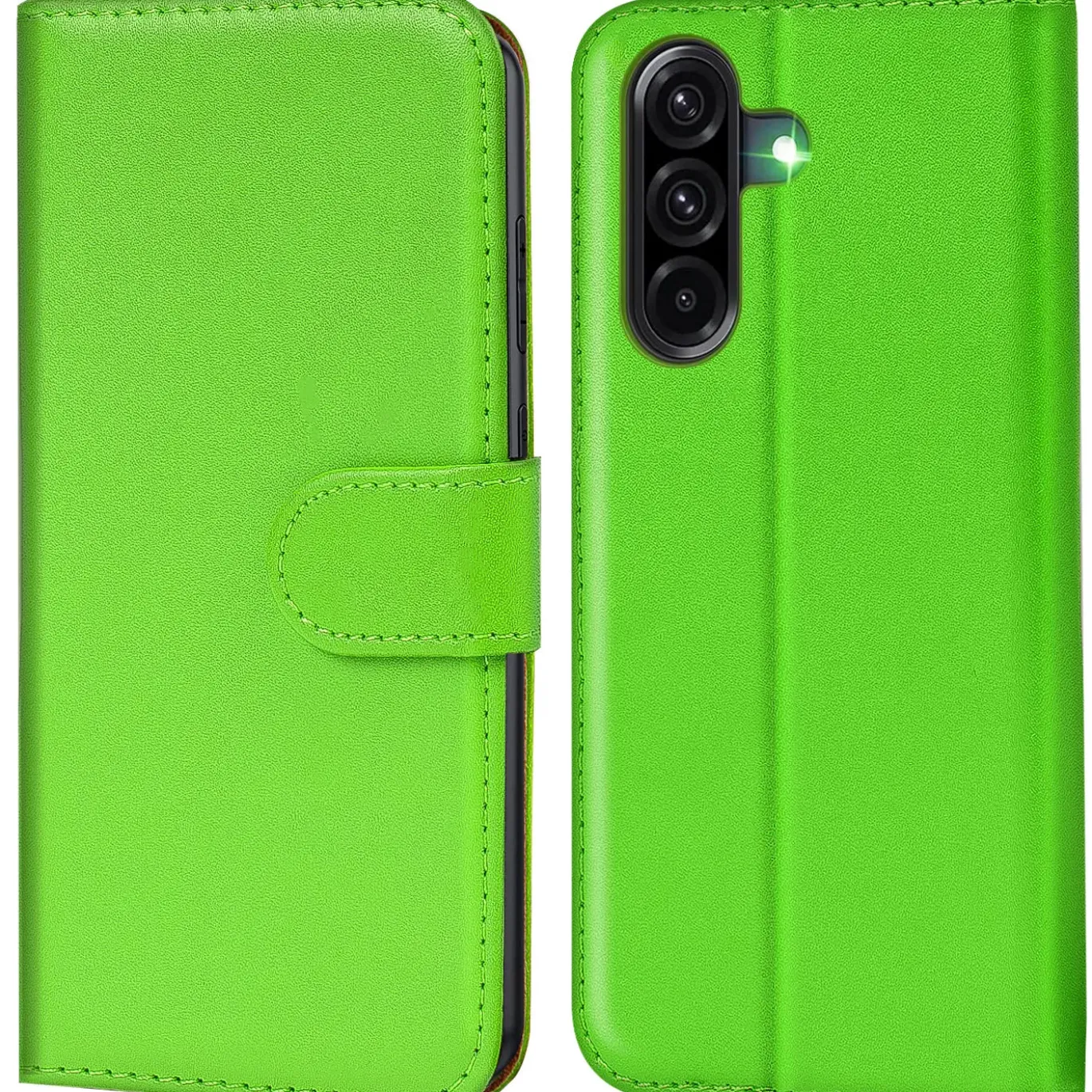 Premium Klapphülle für Samsung Galaxy A27 5G - Kunstleder Tasche mit Kartenfächern & Standfunktion