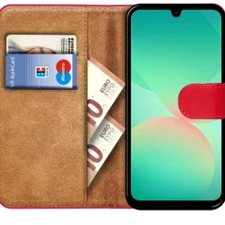 Premium Klapphülle für Samsung Galaxy A27 5G - Kunstleder Tasche mit Kartenfächern & Standfunktion