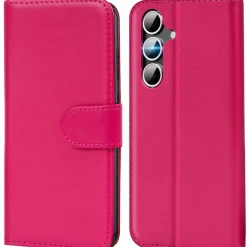 Premium Klapphülle für Samsung Galaxy S26 - Kunstleder Tasche mit Kartenfächern & Standfunktion