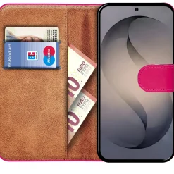 Premium Klapphülle für Samsung Galaxy S26 - Kunstleder Tasche mit Kartenfächern & Standfunktion