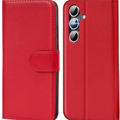 Premium Klapphülle für Samsung Galaxy S26 Plus - Kunstleder Tasche mit Kartenfächern & Standfunktion
