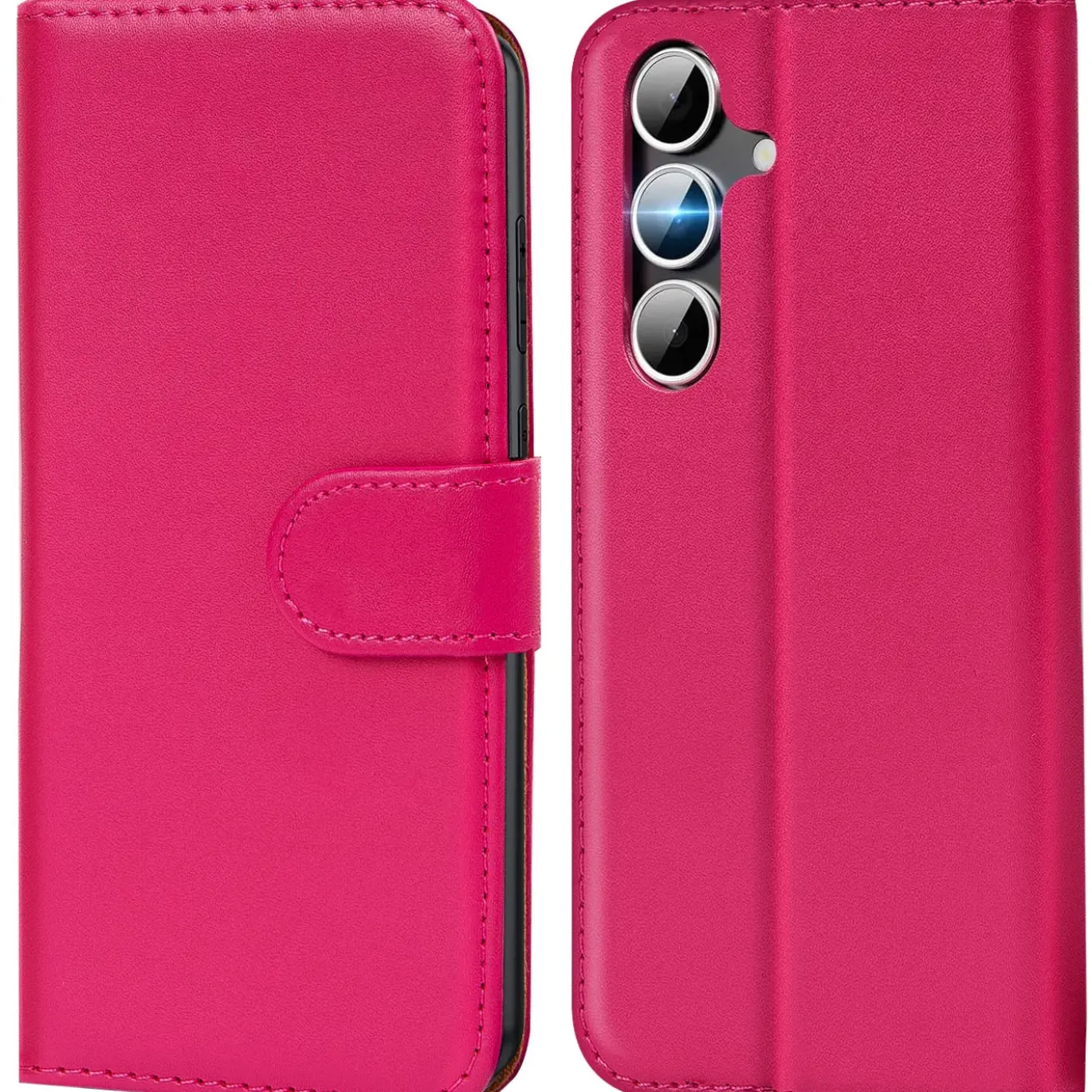 Premium Klapphülle für Samsung Galaxy S26 Plus - Kunstleder Tasche mit Kartenfächern & Standfunktion