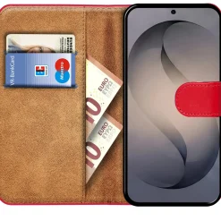 Premium Klapphülle für Samsung Galaxy S26 Plus - Kunstleder Tasche mit Kartenfächern & Standfunktion