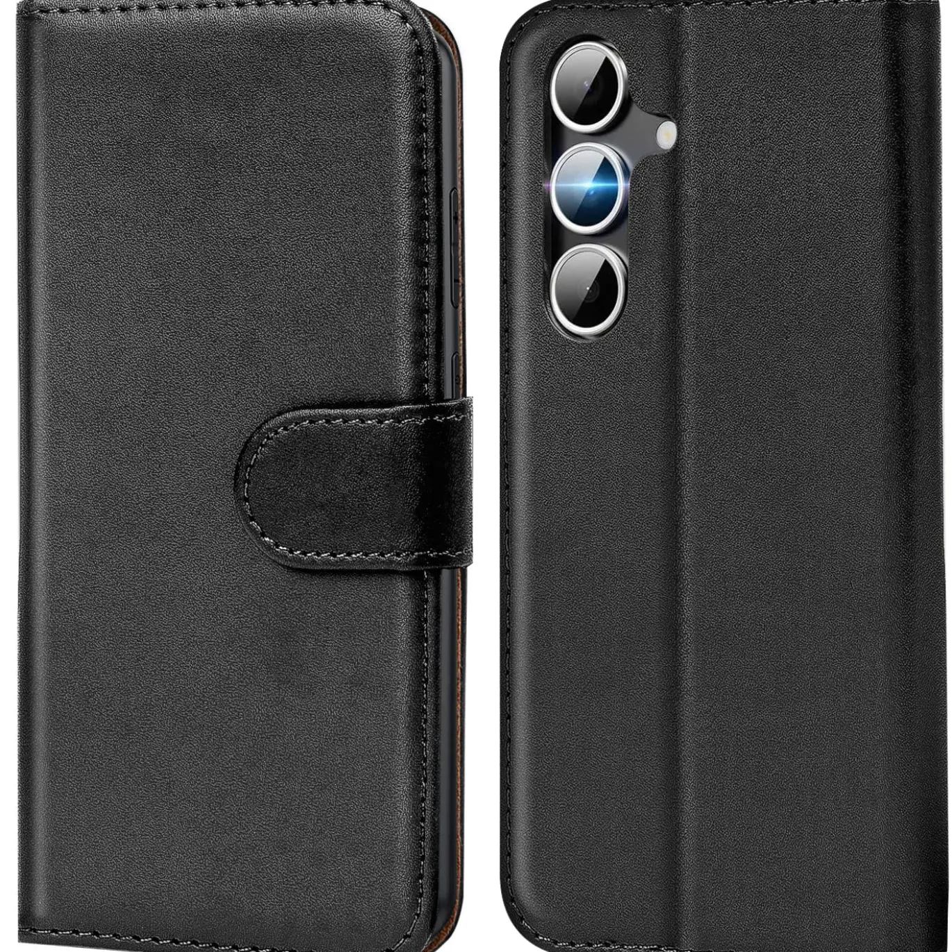 Premium Klapphülle für Samsung Galaxy S26 Plus - Kunstleder Tasche mit Kartenfächern & Standfunktion