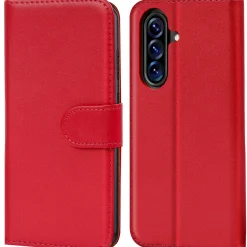 Premium Klapphülle für Samsung Galaxy A37 5G - Kunstleder Tasche mit Kartenfächern & Standfunktion