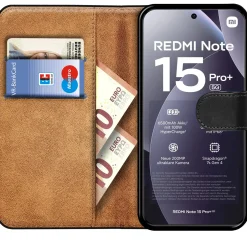 Premium Klapphülle für Xiaomi Redmi Note 15 Pro+ 5G - Kunstleder Tasche mit Kartenfächern & Standfunktion
