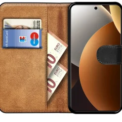 Premium Klapphülle für Xiaomi Redmi Note 15 Pro 4G - Kunstleder Tasche mit Kartenfächern & Standfunktion