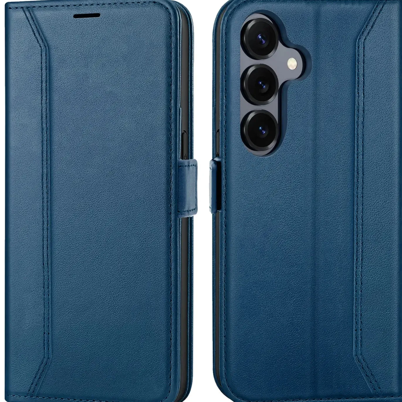 RFID Klapphülle für Samsung Galaxy S26 Plus - PU-Leder Tasche mit 3 Kartenfächern