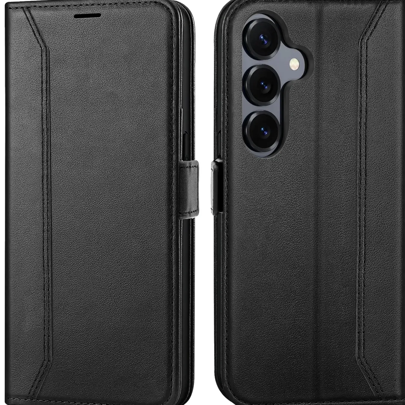 RFID Klapphülle für Samsung Galaxy S26 - PU-Leder Tasche mit 3 Kartenfächern
