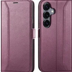RFID Klapphülle für Samsung Galaxy S26 - PU-Leder Tasche mit 3 Kartenfächern