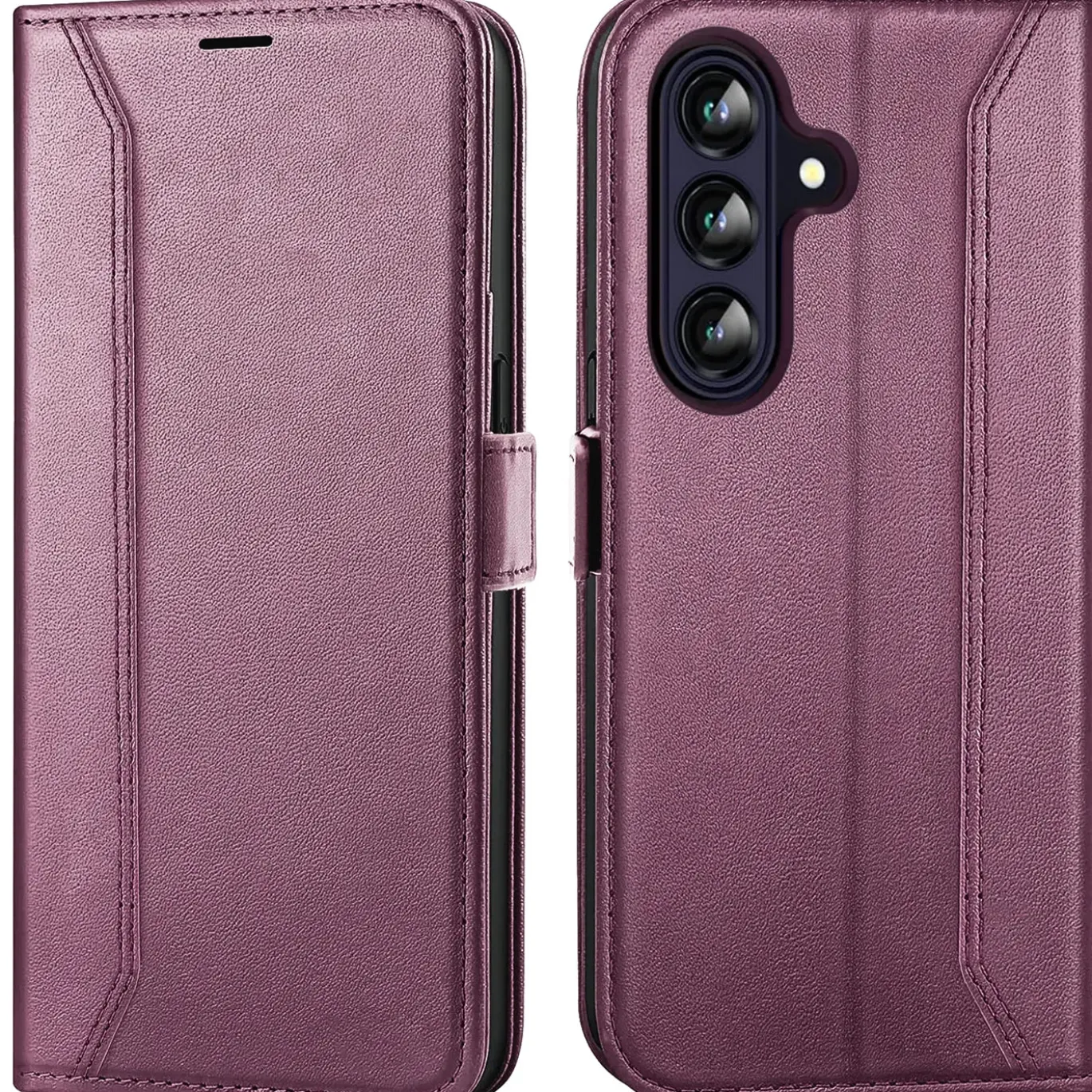 RFID Klapphülle für Samsung Galaxy A27 5G - PU-Leder Tasche mit 3 Kartenfächern