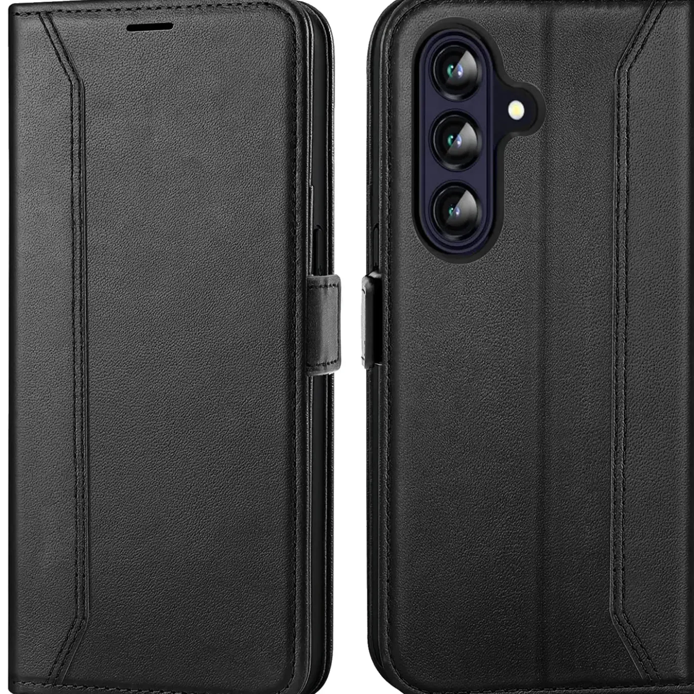 RFID Klapphülle für Samsung Galaxy A27 5G - PU-Leder Tasche mit 3 Kartenfächern