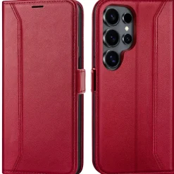 RFID Klapphülle für Samsung Galaxy S26 Ultra - PU-Leder Tasche mit 3 Kartenfächern