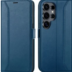 RFID Klapphülle für Samsung Galaxy S26 Ultra - PU-Leder Tasche mit 3 Kartenfächern