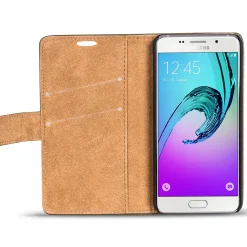 Samsung Galaxy A5 2016 - Retro Klapphülle mit Karten- & Geldfach