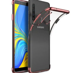 Samsung Galaxy A9 2018 - Transparente Hülle mit Akzenten