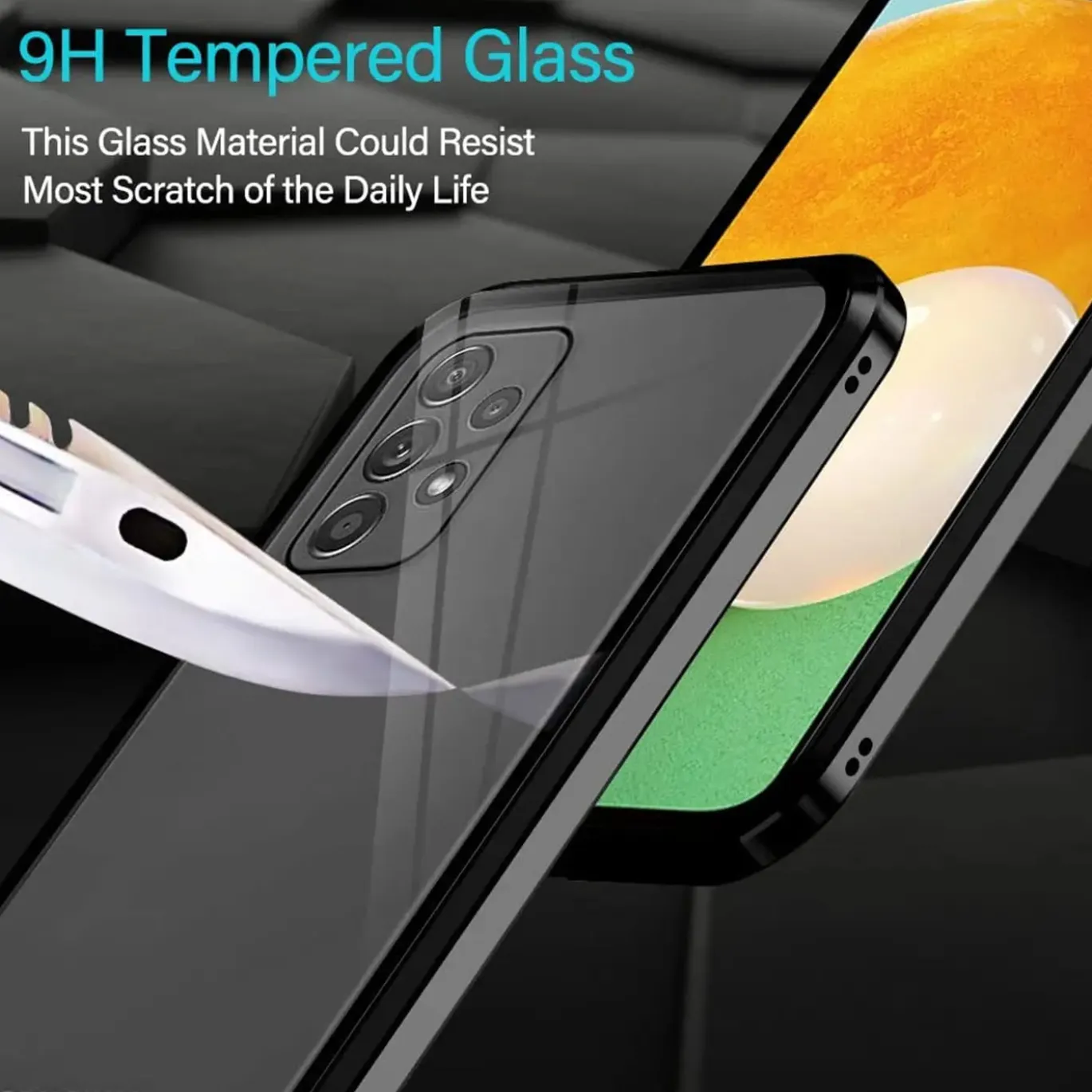 Samsung Galaxy A52 / A52 5G / A52S 5G - 360° Glas Hülle mit Rundumschutz