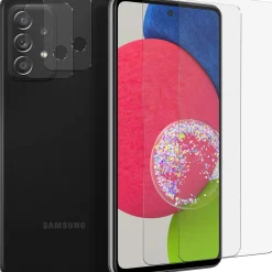 Samsung Galaxy A52 / A52 5G / A52S 5G - 9H Displayschutzfolie 2x Display & Kamera