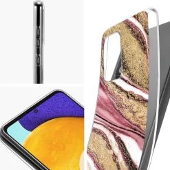 Samsung Galaxy A52 / A52 5G / A52S 5G - Marmor & Sand Design Hülle