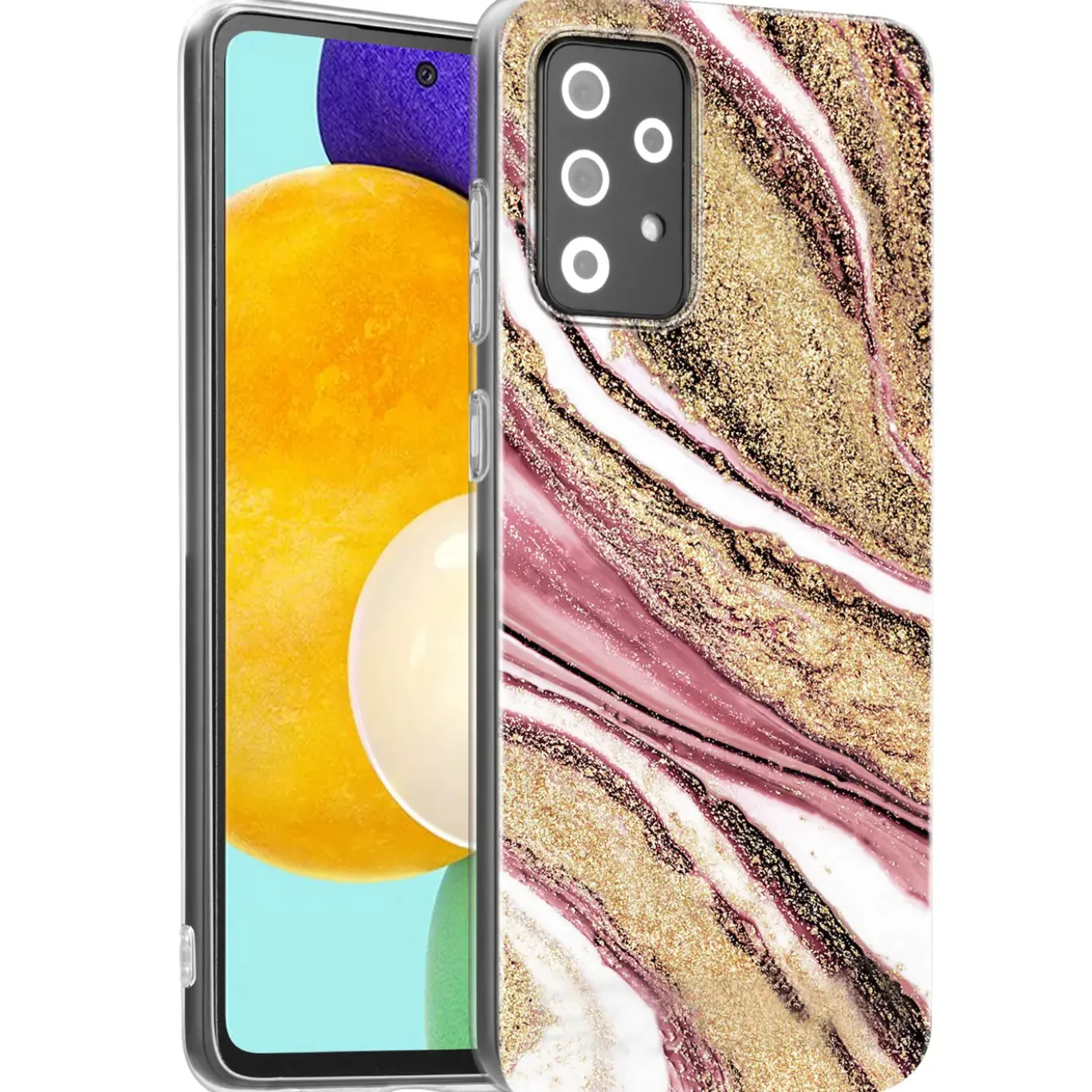 Samsung Galaxy A52 / A52 5G / A52S 5G - Marmor & Sand Design Hülle