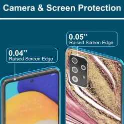 Samsung Galaxy A52 / A52 5G / A52S 5G - Marmor & Sand Design Hülle