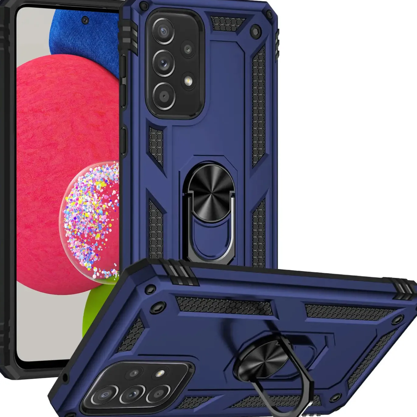 Samsung Galaxy A52 / A52 5G / A52S 5G - Outdoor Hardcase mit Ringhalter