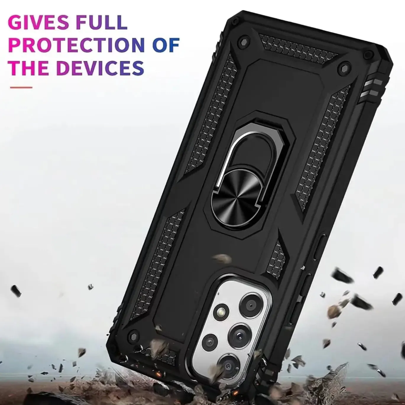 Samsung Galaxy A52 / A52 5G / A52S 5G - Outdoor Hardcase mit Ringhalter