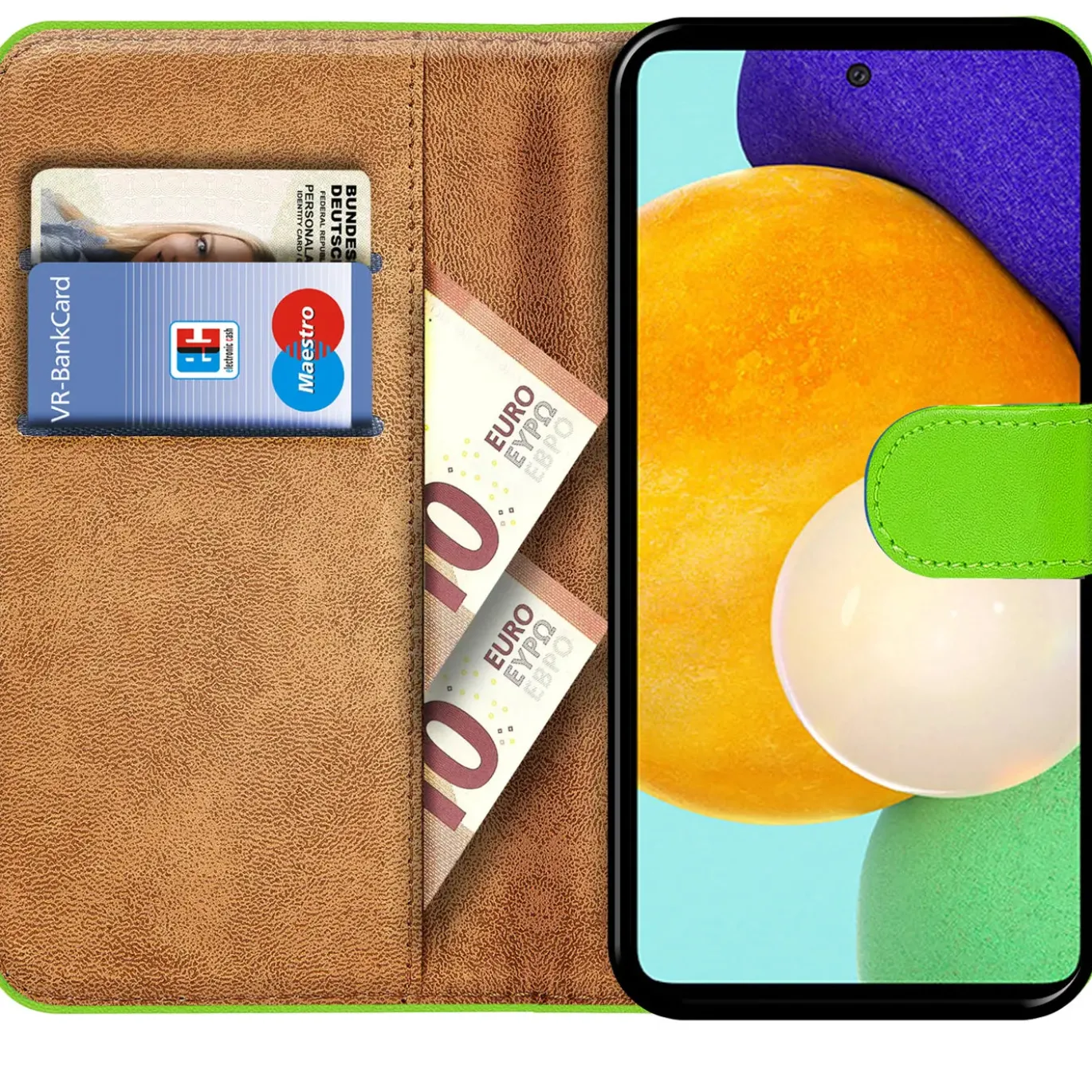 Samsung Galaxy A52 / A52 5G / A52S 5G - Klapphülle mit Kartenfächern
