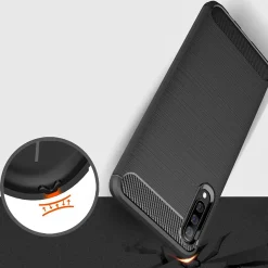 Samsung Galaxy A50 / A30s - Carbon Case Hülle, stoßfest