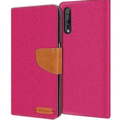 Samsung Galaxy A50 / A30s - Jeanslook Klapphülle mit Kartenfach
