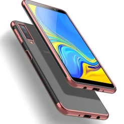 Samsung Galaxy A70 / A70s - Transparente Hülle mit Akzenten