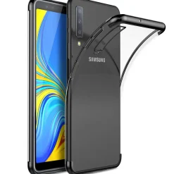 Samsung Galaxy A70 / A70s - Transparente Hülle mit Akzenten